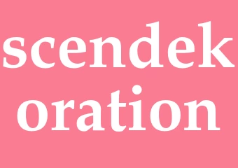 Synonym scendekoration