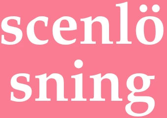 Synonym scenlösning