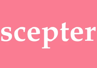 Synonym scepter