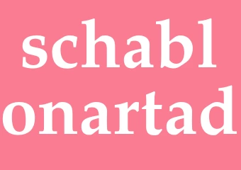 Synonym schablonartad