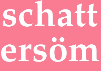 Synonym schattersöm