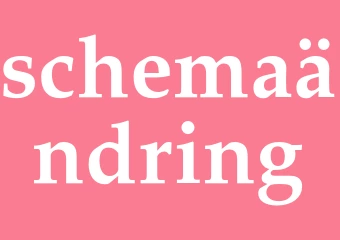 Synonym schemaändring
