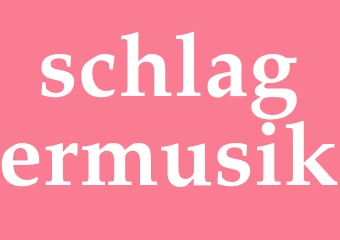 Synonym schlagermusik