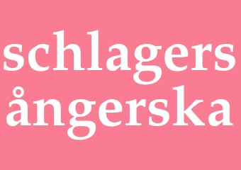 Synonym schlagersångerska