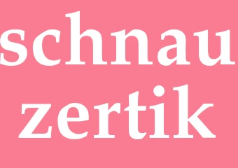Synonym schnauzertik