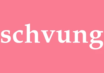 Synonym schvung