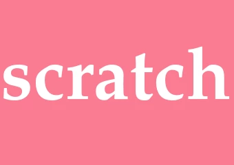 Synonym scratch