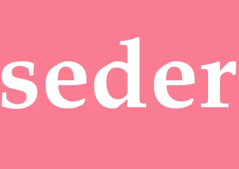 Synonym seder