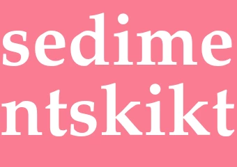 Synonym sedimentskikt