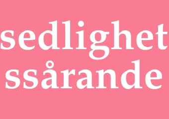 Synonym sedlighetssårande