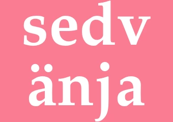 Synonym sedvänja