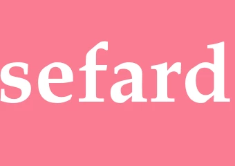 Synonym sefard