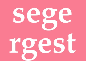 Synonym segergest