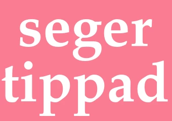Synonym segertippad