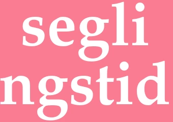 Synonym seglingstid