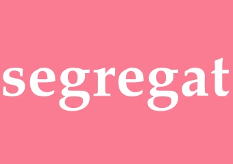 Synonym segregat