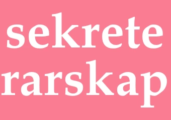 Synonym sekreterarskap