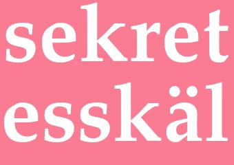 Synonym sekretesskäl
