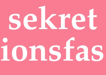 Synonym sekretionsfas