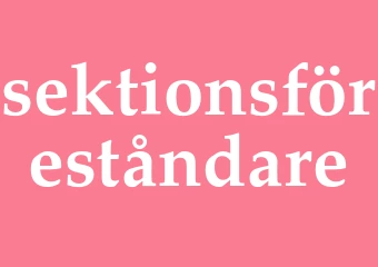 Synonym sektionsföreståndare
