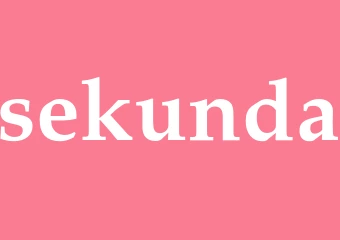 Synonym sekunda