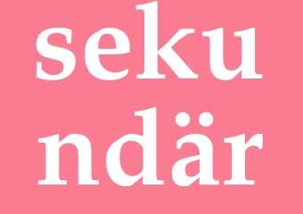 Synonym sekundär