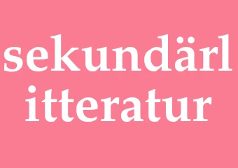 Synonym sekundärlitteratur
