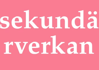 Synonym sekundärverkan