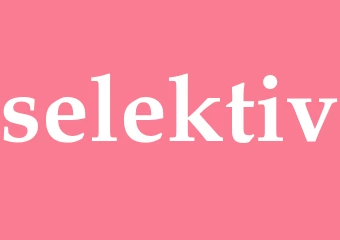 Synonym selektiv