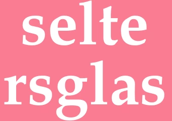 Synonym seltersglas