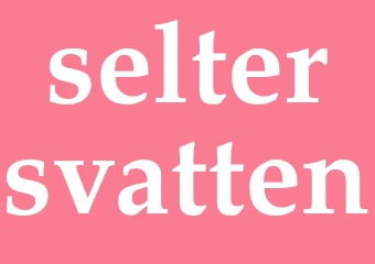 Synonym seltersvatten