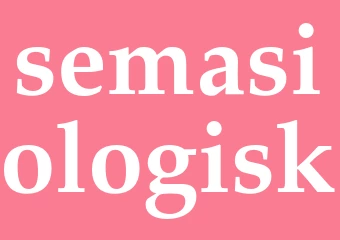 Synonym semasiologisk