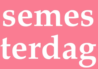 Synonym semesterdag