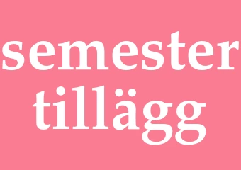 Synonym semestertillägg