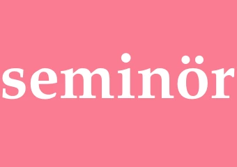 Synonym seminör