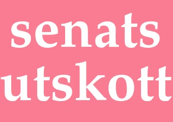 Synonym senatsutskott