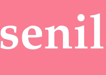 Synonym senil