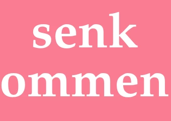 Synonym senkommen
