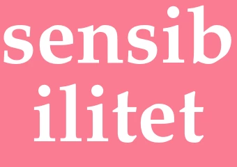 Synonym sensibilitet