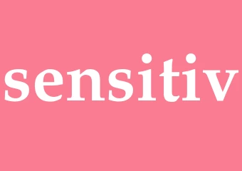 Synonym sensitiv