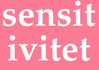 Synonym sensitivitet