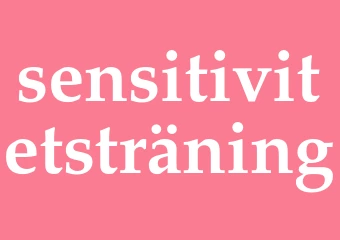 Synonym sensitivitetsträning