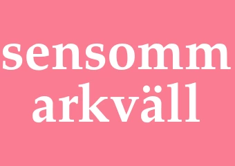 Synonym sensommarkväll
