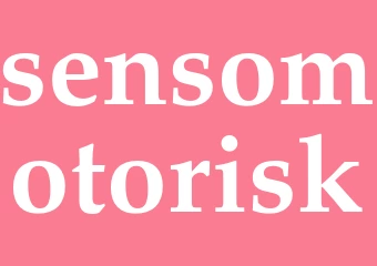 Synonym sensomotorisk