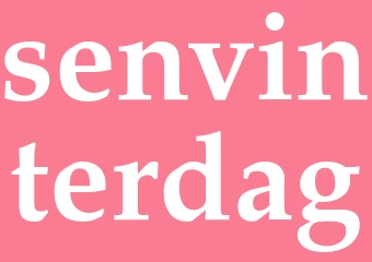 Synonym senvinterdag