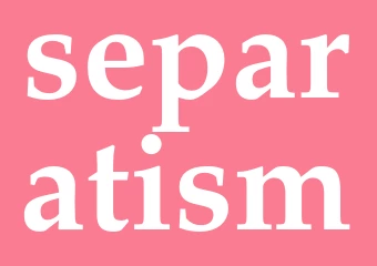 Synonym separatism
