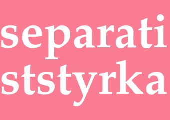 Synonym separatiststyrka