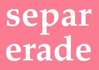 Synonym separerade