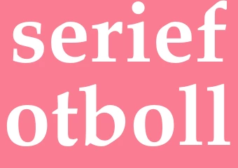 Synonym seriefotboll