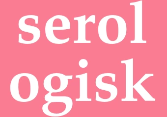Synonym serologisk